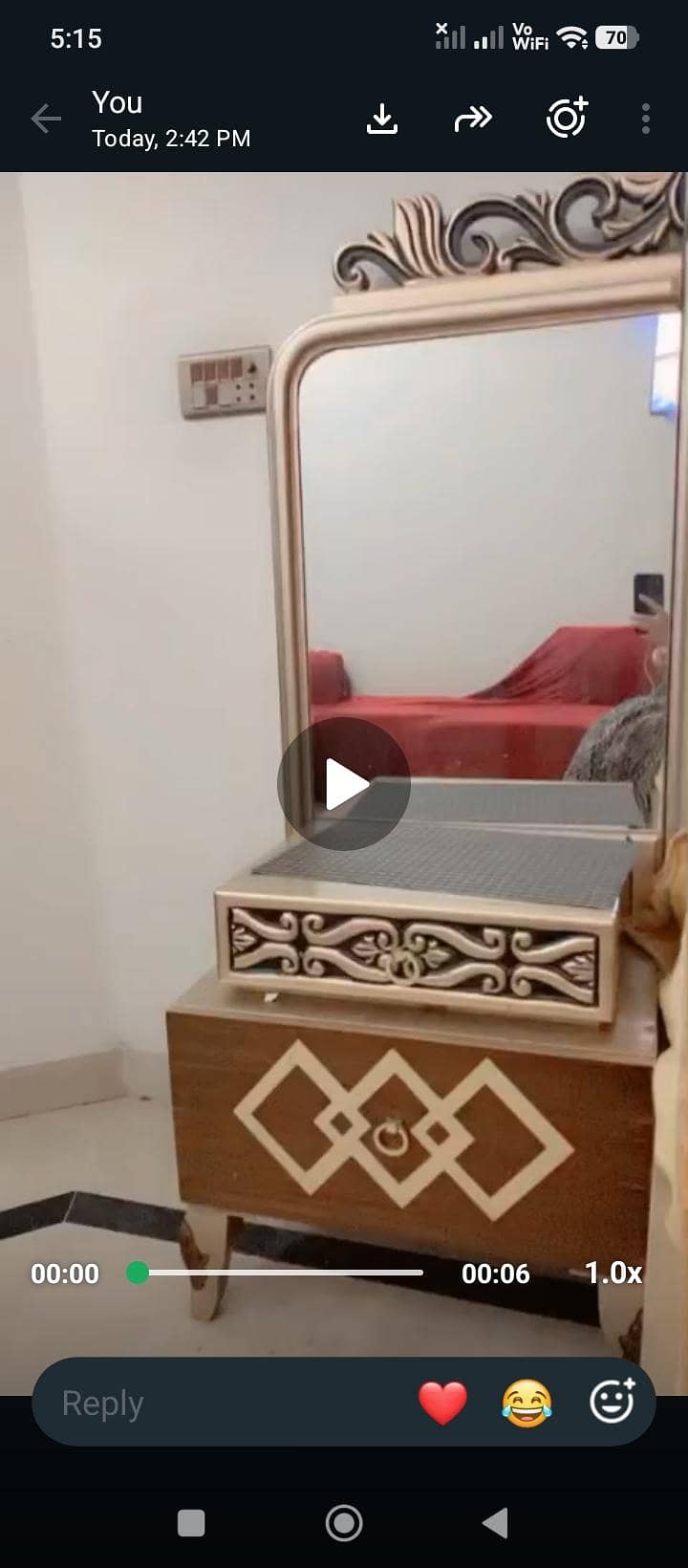 bed dressing side table satty 3