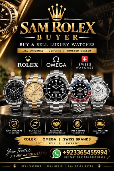 SAM ROLEX BUYER — Trusted Buyer & Seller  Rolex, Rado, Geneve & More