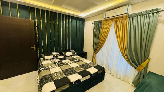 Tow Bed Furnished Brand New Apartment Available For Rent In Bahria Town, Lahore