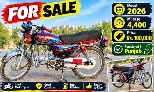 King Hero KH-70 70cc — Excellent Condition