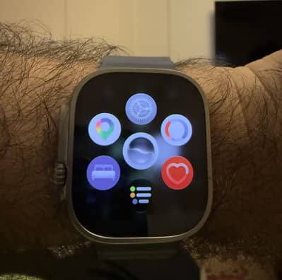 Apple watch ultra 3 Natural Titanium blue ocean band LLA