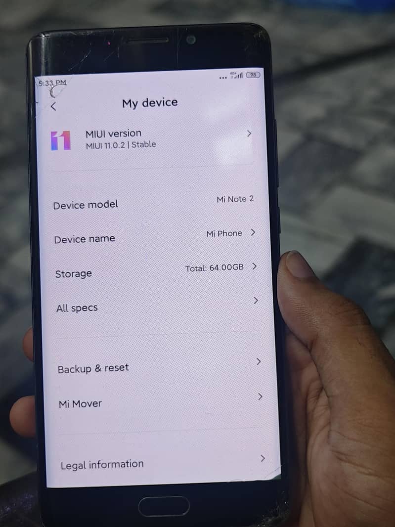 Xiaomi note 2 6