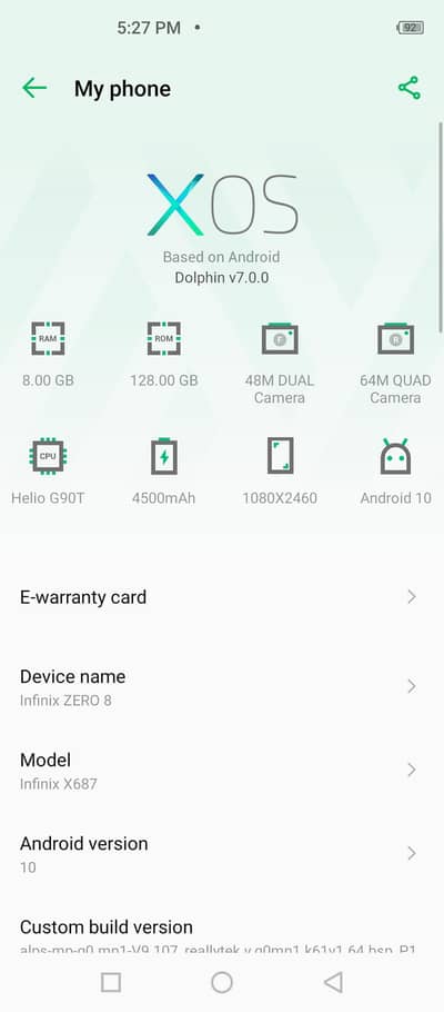 Infinix Zero 8