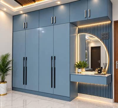 kichan kabnet and almera bed rooms