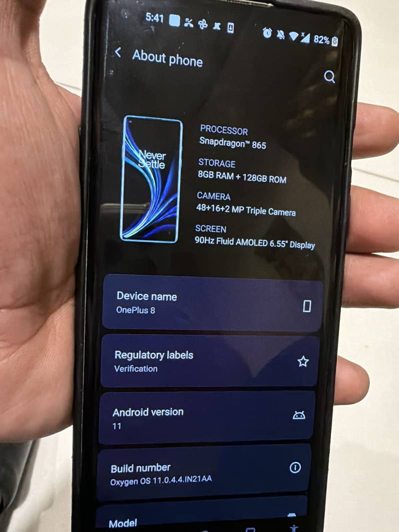 One Plus 8 5