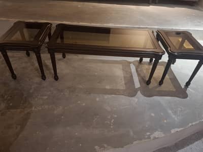 Coffee and side table set of 3