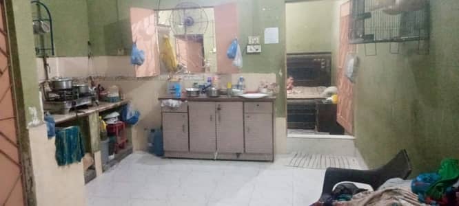 SECTOR 5 e orangi town leas 1 room kitchen on ground floor 1 room 1st floor t R garder constructed