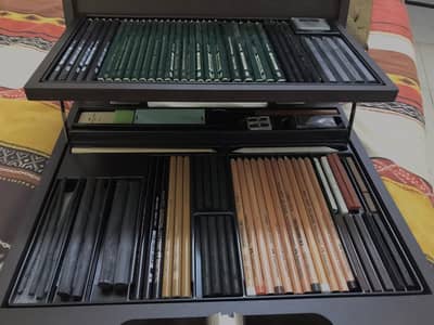 Faber castell professional drawings and sketching pencil set.