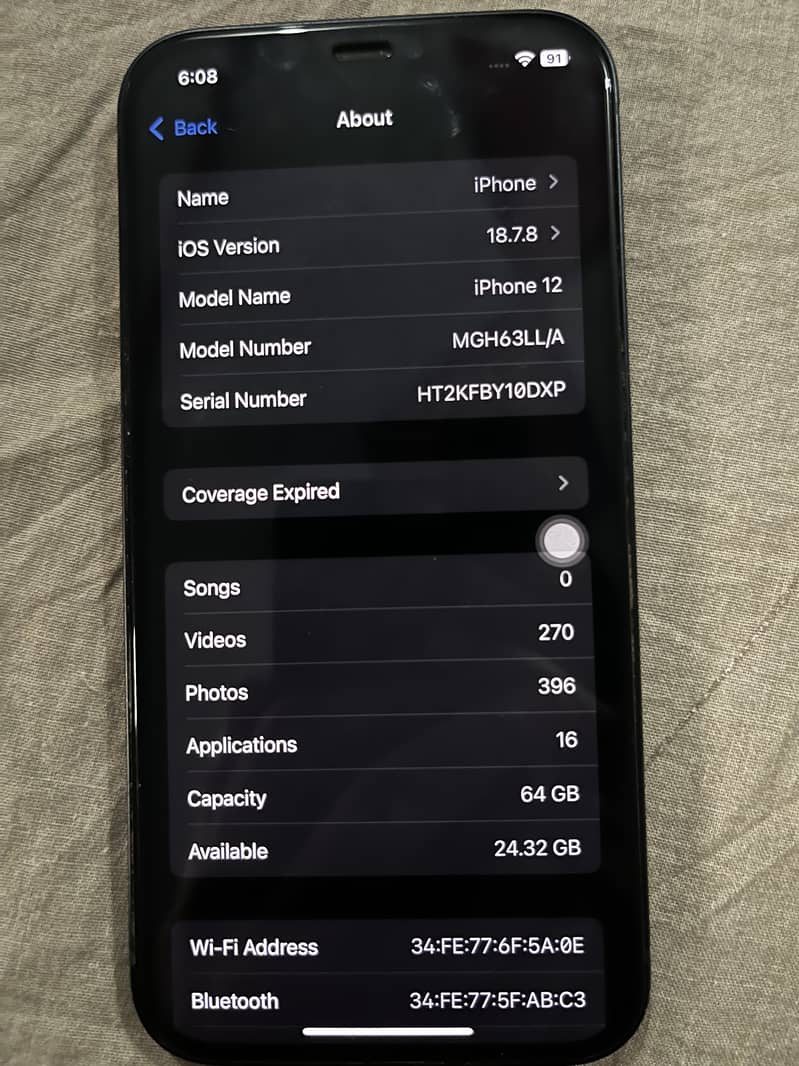 Apple iPhone 12 8