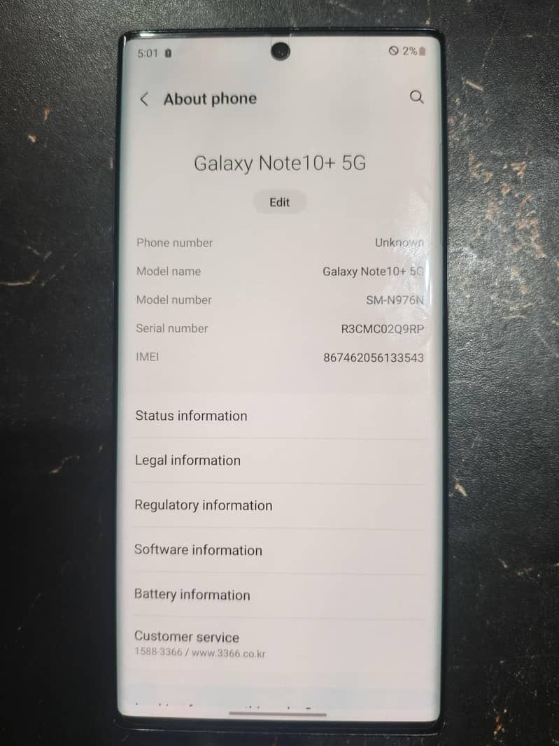 Samsung Mobile Note 10 Plus 1