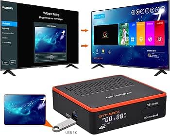 Gt media 4k combo adnroid Sattelite receiver