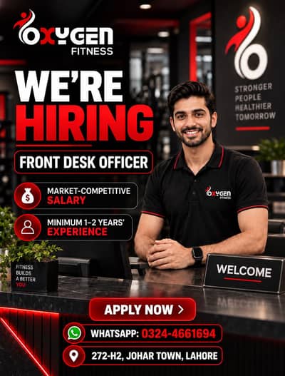Front desk officer