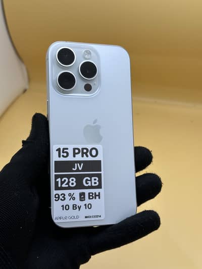 Apple iPhone 15 Pro Jv 128 GB 93% Battery Health