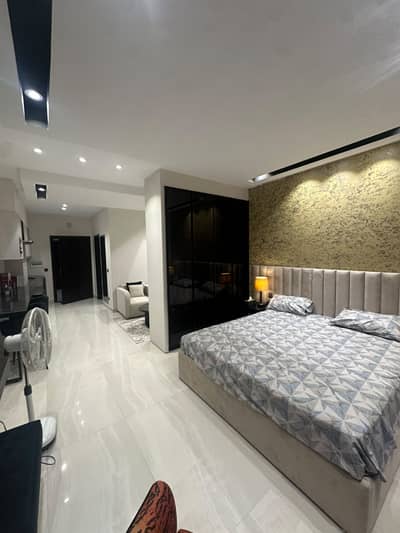430 SqFt Furnished Apartment for Rent Adjacent to MM Alam Road Lahore