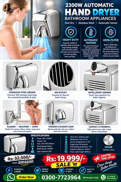 Washroom Hand Dryer