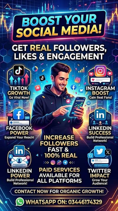 Paid Services to enhance Social Media Followers and subscribers