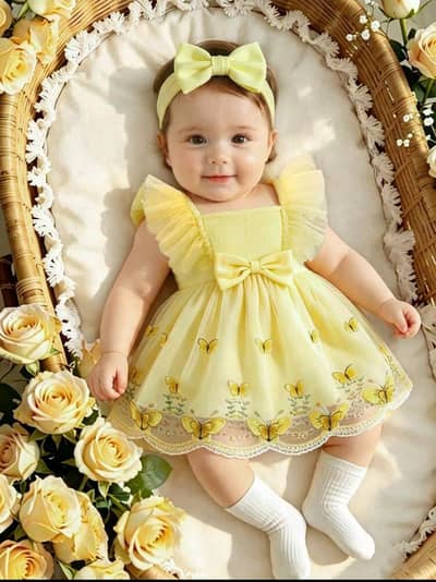 SheIn frock yellow colour frock summer Eid perfect