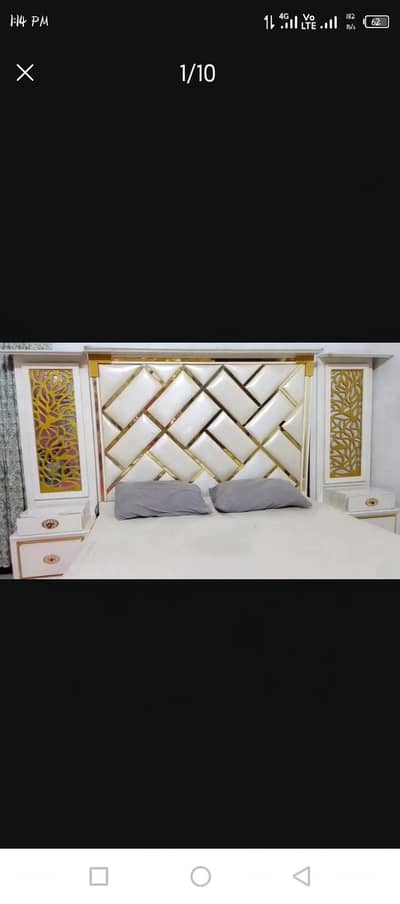 full bedroom set 4 door almari dressing tabel