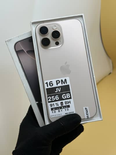 Apple iPhone 16 Pro Max Jv 256 Gb 91% Battery Health  with Box