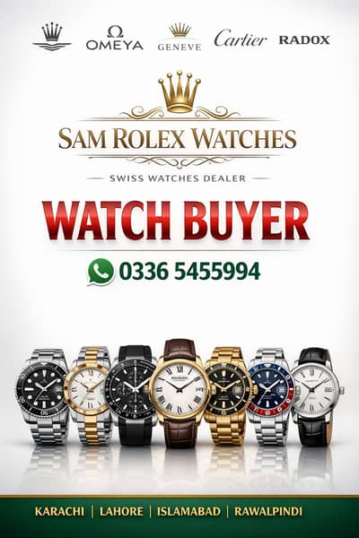 SAM ROLEX BUYER — Trusted Buyer & Seller Rolex, Rado, Geneve & More