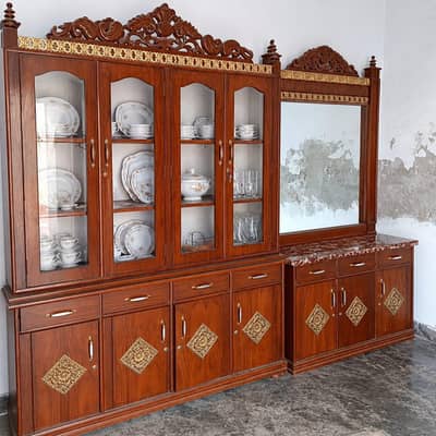 Showcases and Dressing Table