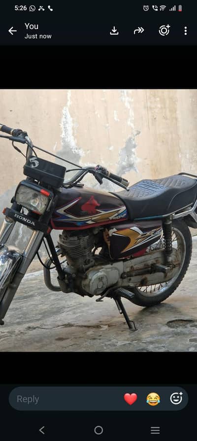 Honda 125 for sale Model 2011