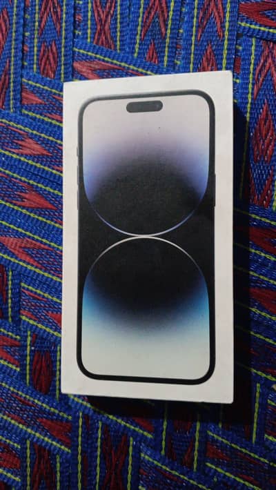 iphone 14 pro max 256 GB black colour with box