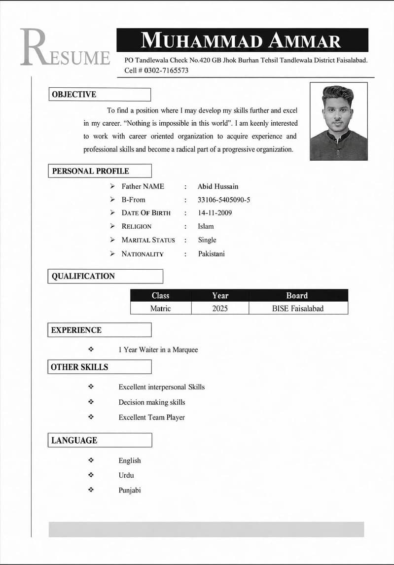 job need. . . . . . . 0