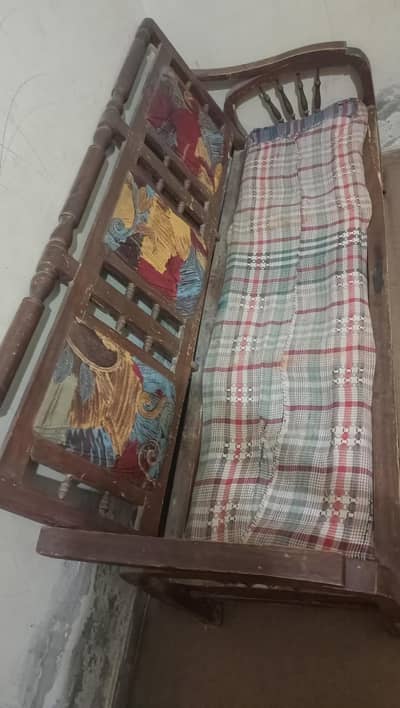 sofa wooden 5 seater