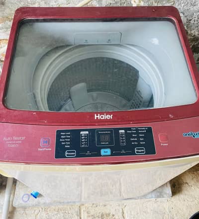 Haier 12 kg fully automatic washing machine in warranty