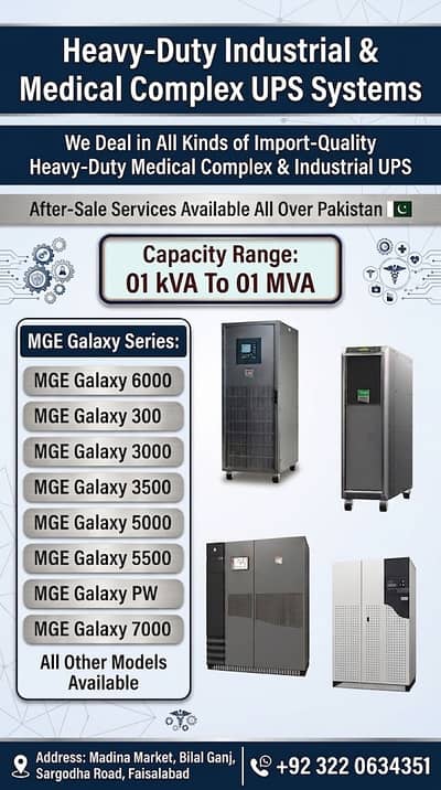 Import-Quality Industrial UPS Systems | Capacity: 01 kVA To 01 MVA