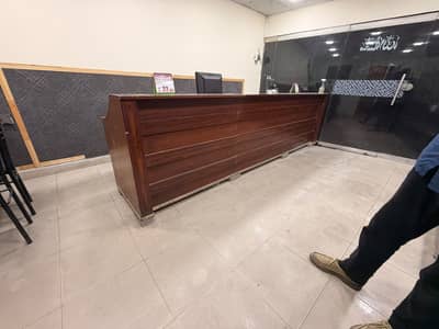 Office staff counter 3 persons