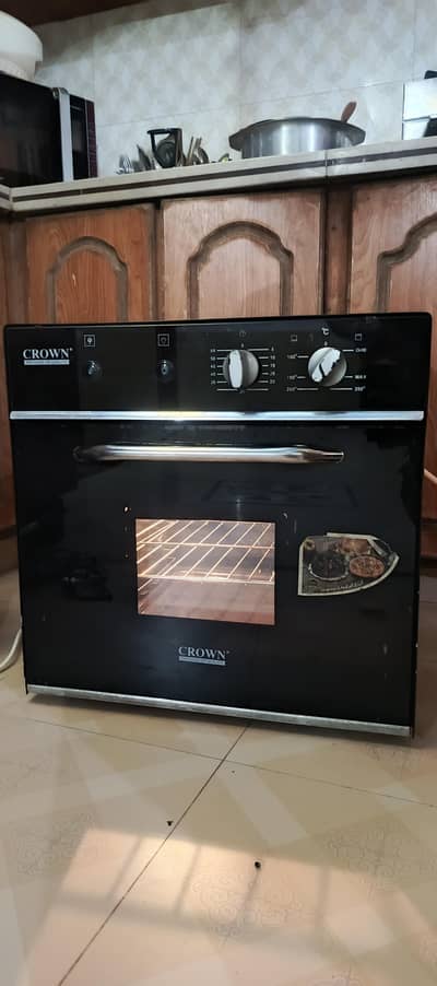 Crown gas baking grill oven  parcent ok h