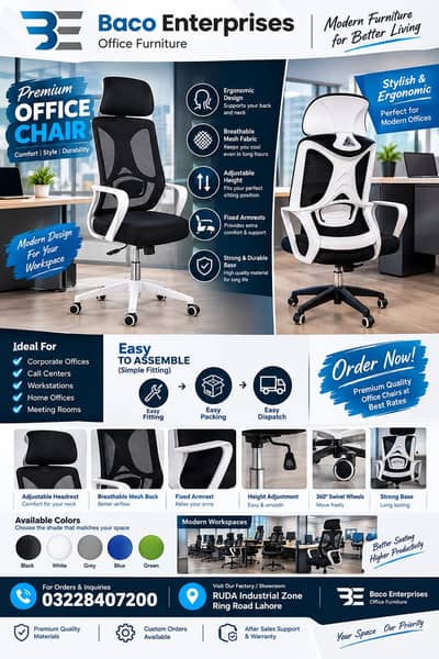 Visitor chairs - Staff chairs - Revolving chairs - Office chairs