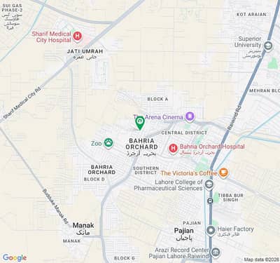 A Block Bahria Orchard Lahore Prime Location Plot For Sale