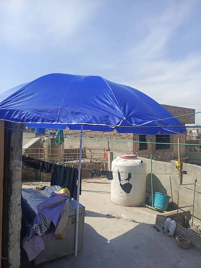 Urgent Sale: Large Blue Outdoor Umbrella / Chhatta Sun Shade (Big Size