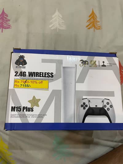 M15 Plus 4K HD Gaming Console  | Mini PS5-Style Game Stick | 4K Gaming