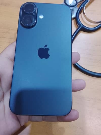 Apple iPhone 16 jv with box 100% health