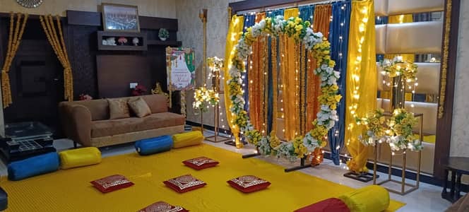 Mehndi Decoration, Mehndi Event Decoration, Mehndi Night Decoration
