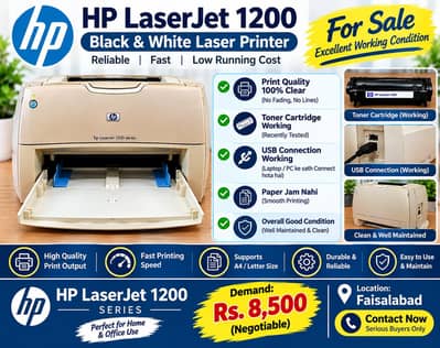 HP Laser Jet 1200 Printer – Good Working Condition