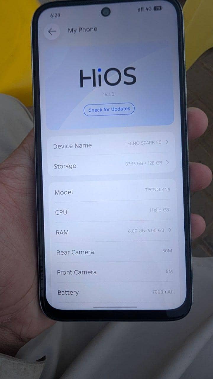 Tecno Other Model 50 pro 4