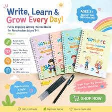 SANK magic practice book for kids