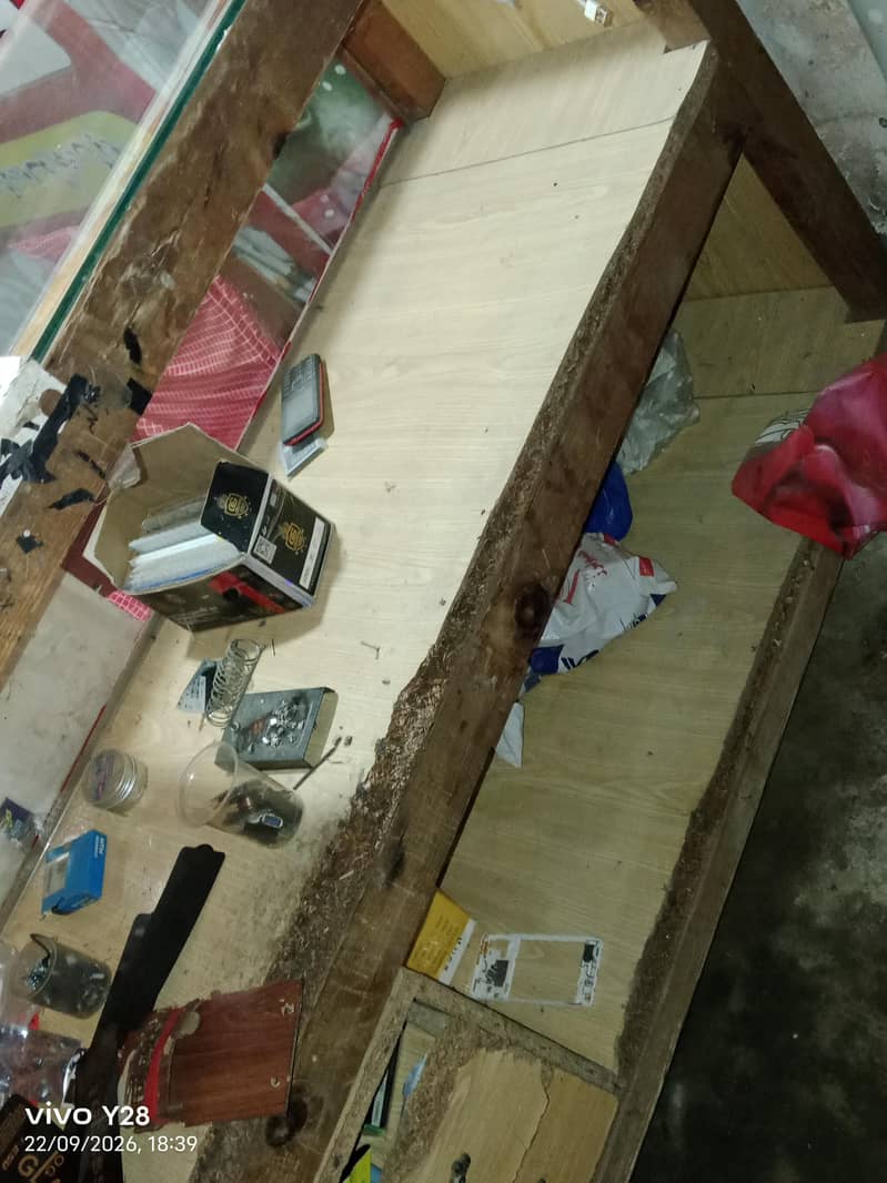 Mobile shop counter 12