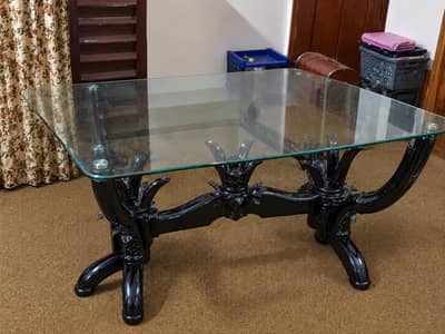 dinning table pure wood and solid mirror