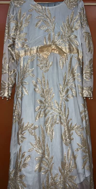 2 Pc Embroidered Frock