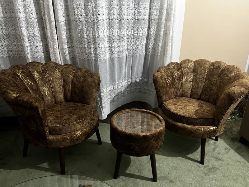 Coffee sofa set with table 0