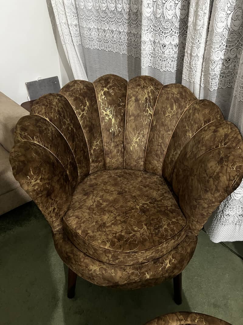 Coffee sofa set with table 3