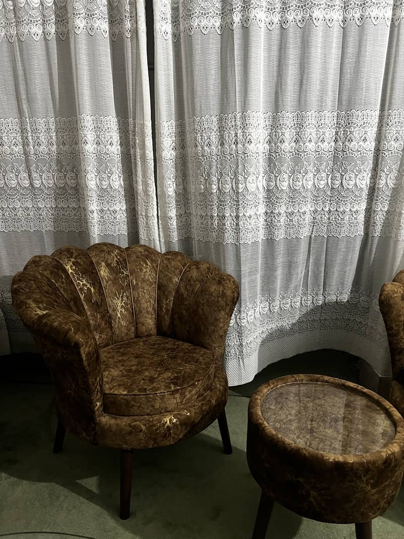 Coffee sofa set with table 6