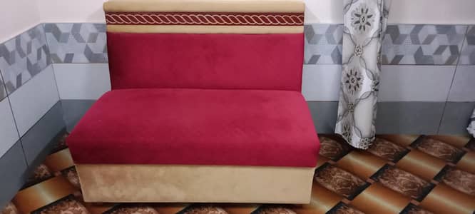 wood and molty foam seats and cousion
