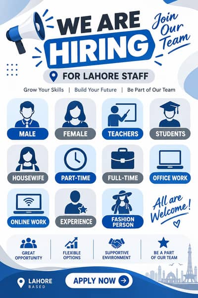 we are hiring staff for online work!